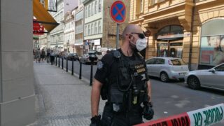 Praha - místo střelby, kde zemřela pracovnice úřadu práce