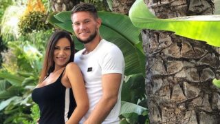 Tomáš Vaclík a jeho manželka Martina Vaclíková