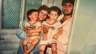 (Zleva) Bratr Marwan, maminka Miroslava, Sámer a otec.