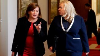 Alena Schillerová a Klára Dostálová