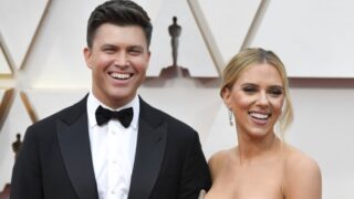 Scarlett Johanssonová s manželem Colinem Jostem