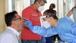 Testování na koronavirus - Ilustrační snímek