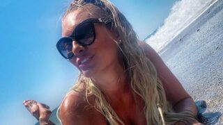 Lucie Borhyová si dovolenou užila