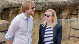 Ministr v demisi Adam Vojtěch s manželkou Olgou