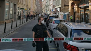 Praha - místo střelby, kde zemřela pracovnice úřadu práce