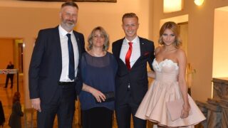 Antonín Barák s rodinou