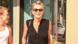 Herečka Sharon Stoneová s nejstarším synem Roanem Josephem