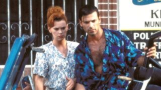 Herec Rob Stewart s herečkou Carolyn Dunnovou v seriálu Vražedné pobřeží