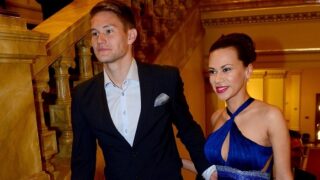 Tomáš Vaclík s manželkou Martinou