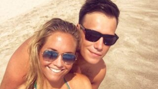 Petr Suchoň a Klára Koukalová