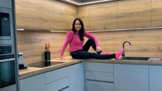 Zpěvačka Heidi Janků v nové kuchyni