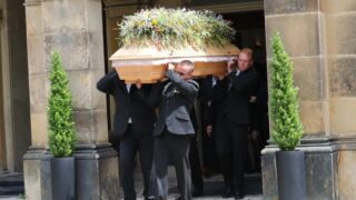 Pohřeb Ladislava Potměšila na pražských Vinohradech