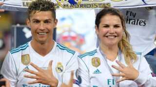 Cristiano Ronaldo se svou sestrou Katiou Aveirovou