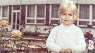 Klára Long Slámová jako malá holčička.