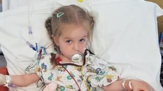 Tříletá Laurel Phizackleaová