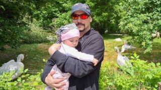 Zpěvák Bohuš Matuš s dcerkou Natálkou