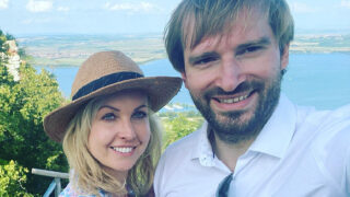 Ministr zdravotnictví Adam Vojtěch s manželkou Olgou