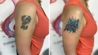 Tetování před a po