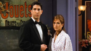 David Schwimmer a Jennifer Anistonová v seriálu Přátelé