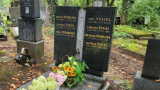 Hrob skladatele Ladislava Štaidla a jeho rodiny