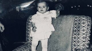 Štěpánka Hadenová jako miminko