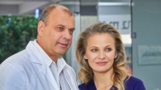 Herečka Michaela Badinková s kolegou Petrem Rychlým