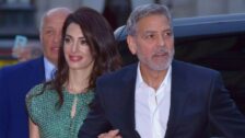 George Clooney se svou manželkou Amal Clooneyovou