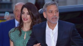 George Clooney se svou manželkou Amal Clooneyovou