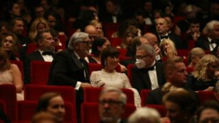 Manželé Bartoškovi a ministr Lubomír Zaorálek.