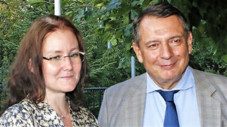 Jiří Paroubek se svou manželkou