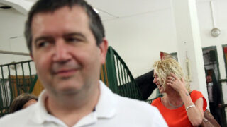 Jan Hamáček s manželkou