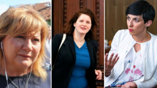 (zleva) Alena Schillerová, Jana Maláčová, Markéta Pekarová Adamová