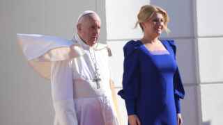 Papež František a slovenská prezidentka Zuzana Čaputová