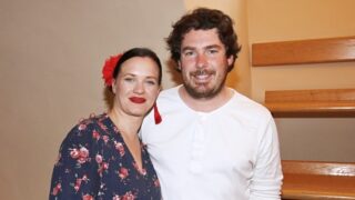 Kristýna Leichtová s partnerem Vojtěchem Štěpánkem