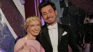 Mirai Navrátil s taneční partnerkou Lenkou Norou Návorkovou