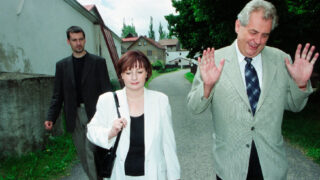 Ivana Zemanová s manželem Milošem Zemanem