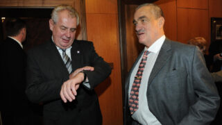 Miloš Zeman a Karel Schwarzenberg