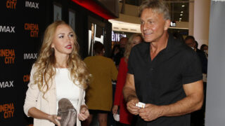 Zpěvák Martin Maxa s manažerkou