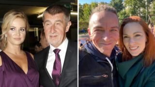 Monika Babišová s manželem. Ivan Bartoš s manželkou