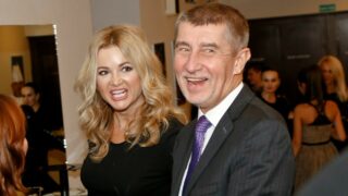 Andrej Babiš s manželkou