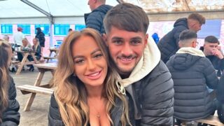 Charlotte Fosterová se svým partnerem Kelvinem