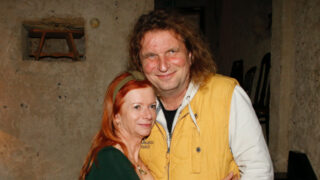 Herečka Bára Štěpánová s manželem Miroslavem Barabášem