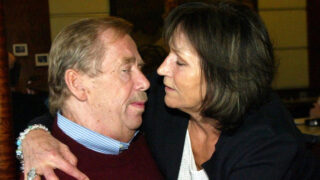 Václav Havel a Marta Kubišová