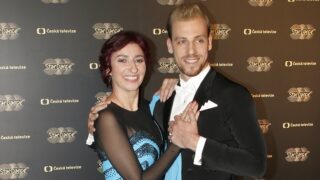 Herečka Simona Babčáková s tanečním partnerem Martinem Prágrem