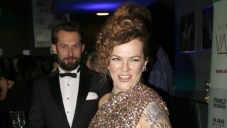 Marta Jandová na vyhlašování hudební ankety