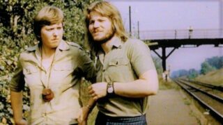 (Vpravo) Zdeněk Škromach s kamarádkou Marií