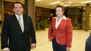 Jiří Paroubek a Petra Buzková v roce 2006