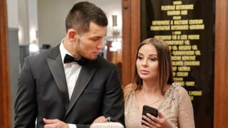 Zpěvačka Monika Bagárová s Makhmudem Muradovem