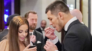 Zpěvačka Monika Bagárová s Makhmudem Muradovem