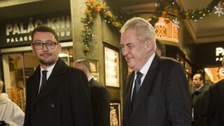 Jiří Ovčáček a Miloš Zeman